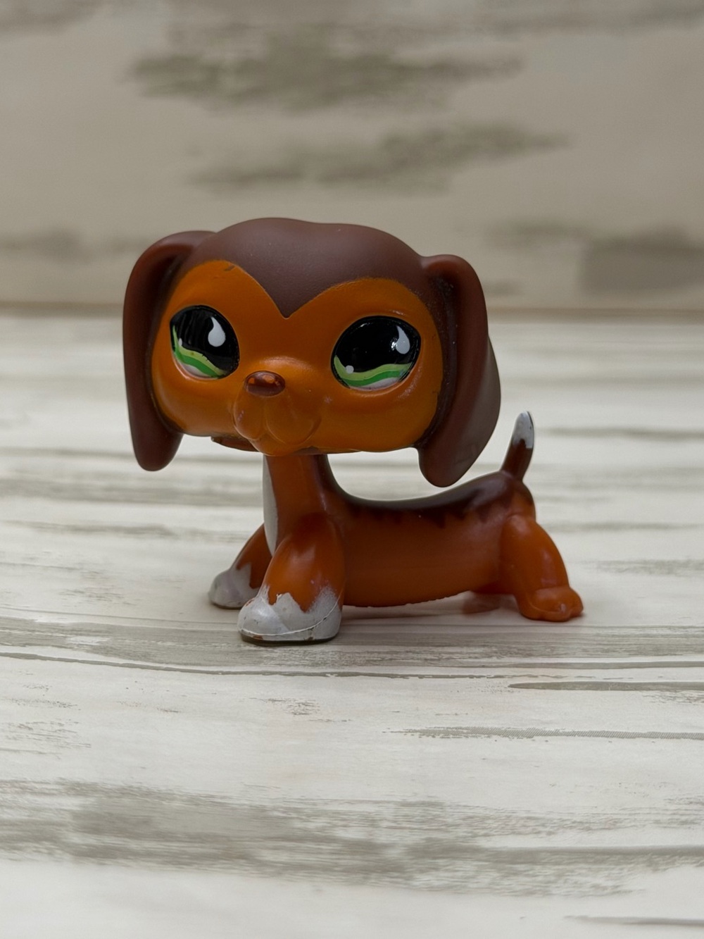 LPS Littlest Pet Shop #675 Authentic Brown Dachshund Savannah Savvy Dog